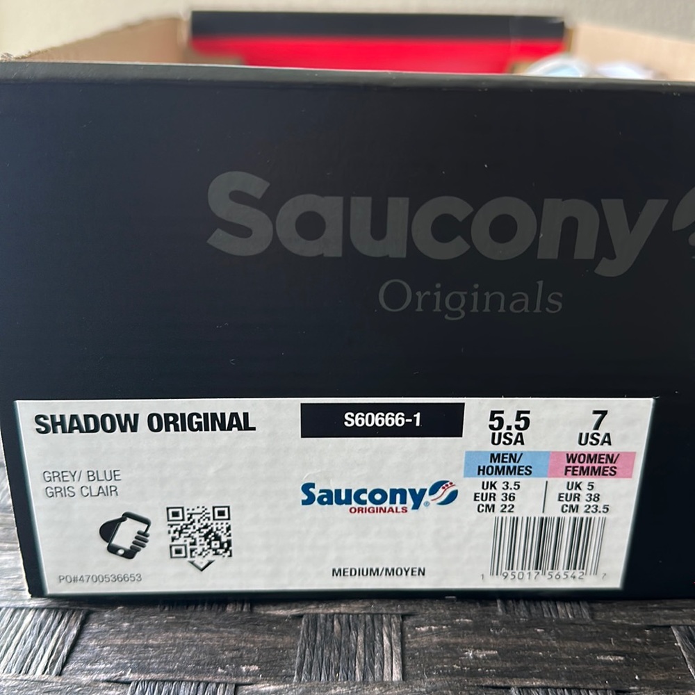 Saucony shadow original size 5.5